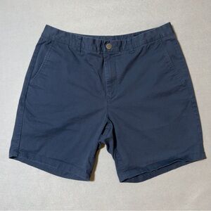 Bonobos Navy Flat-Front Chino Shorts